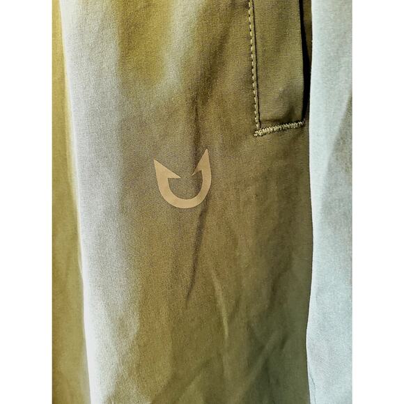 Northyard Army Green Running Gym Shorts Quick Dry Athletic Zip Pockets Men’s XL - Picture 5 of 12